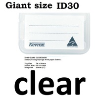 Giant KeyTags ID30 Size 74x38mm Clear Bag 25