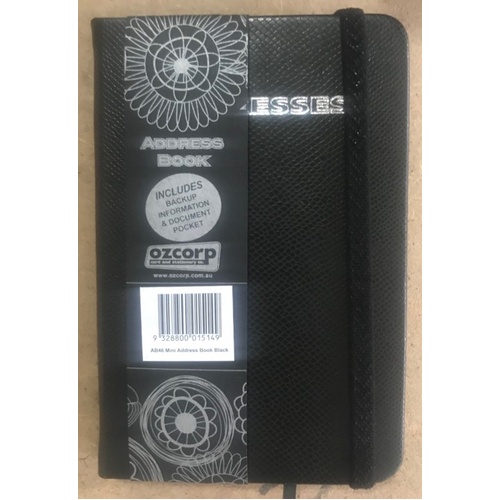 Telephone Address book A-Z Pocket AB46 - each NURSE SIZE