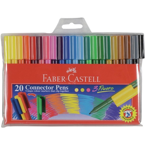 Pen Faber Connector Markers  Wallet 20 11-200-A