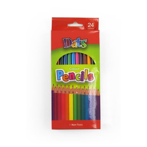 Coloured Pencils 24s Long - pack 24 Dats 51754