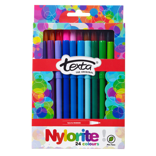 Markers Texta Nylorite Wallet 24 #49873