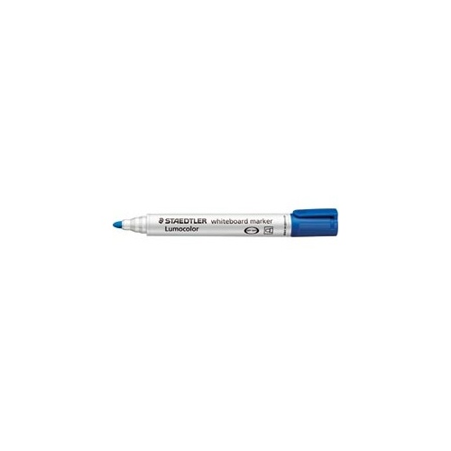 Whiteboard Marker Staedtler 351 Bullet Blue Box 10 bullet tipped 3513