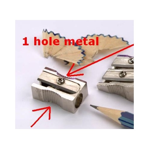 Pencil Sharpener Metal  Single Hole - box 48 MARBIG 975201