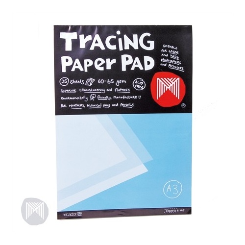 Tracing Paper Pad Micador 295mmx420mm T25 25 Sheets 19003859 10055322