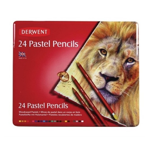 Derwent Pencil Pastel R32992 Derwent tin 24 