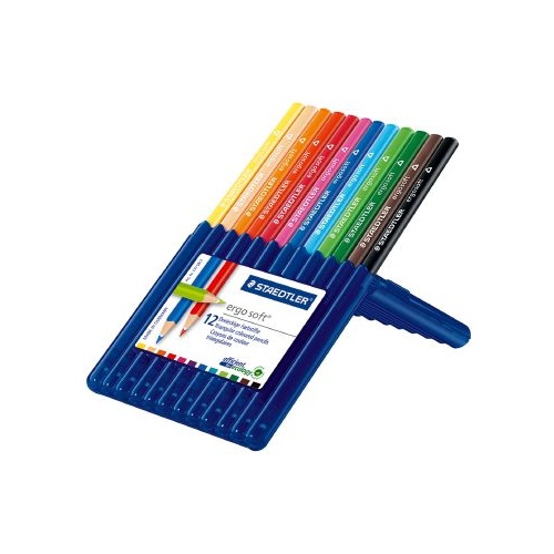 Coloured pencil Ergosoft 157 Triangular pack 12 157SB12