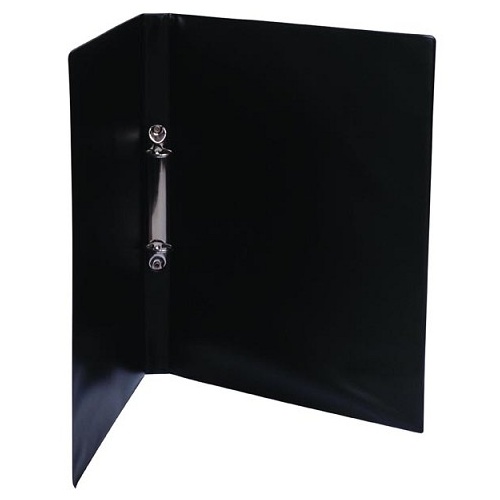 Ringbinder A4 2/20/o Flexi Marbig Black * is two rings, 20mm rings and o shaped rings
