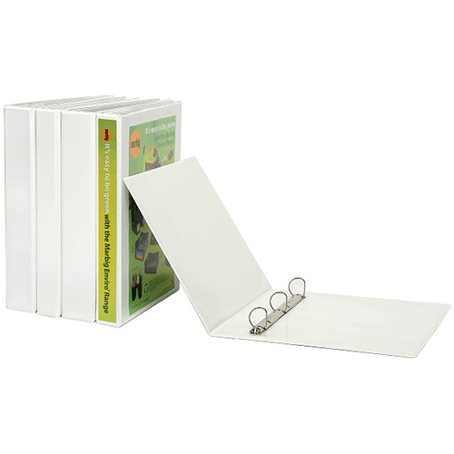 Insert Binder A4 3/19/D Clearview Marbig 5431908 White 