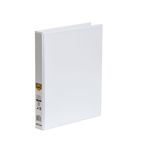 Insert Binder A4 2/26/D White Marbig 5402008B 100% recycled board and recyclable polypropylene