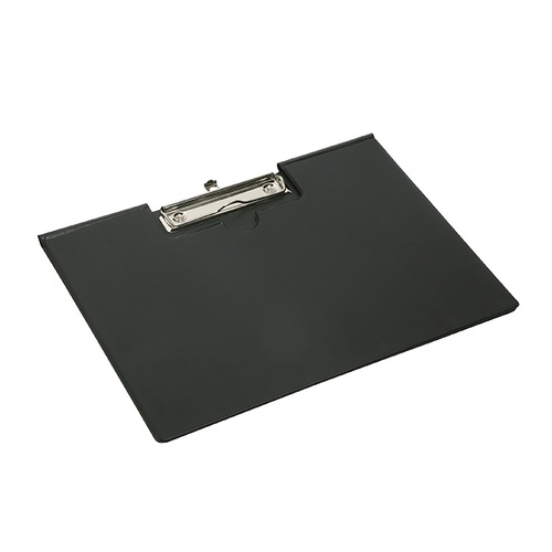 Clipfolder A4 Landscape PVC Black Marbig 4320002 - each 