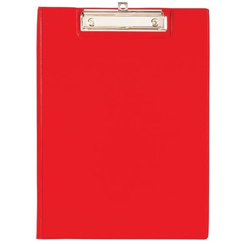 Clipboard FC Marbig PVC 4301003 Red no flap foolscap
