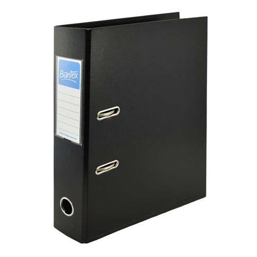 Lever Arch Binder A4 PVC Bantex Black 70mm 145010 Plastic  100080904