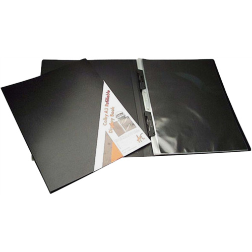 Display Book A3 257A3 Refillable Colby black (comes with 10 inserts) takes 257a3p refills 