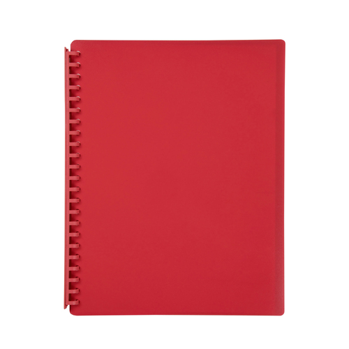 Display Book  A4 20 Marbig Pocket 2007003 Red
