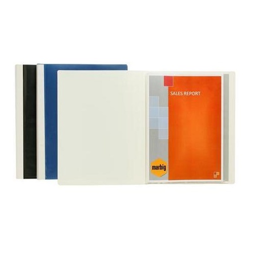 Display Book Insert cover A4  50 page Insert Marbig Black 2057002 