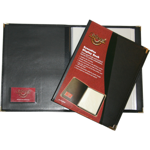Display Book  A4 Waterville 20 pocket W92A4 Executive Black 