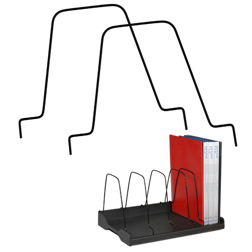 Book Rack Adjustable Divider Wires Arnos Eco Tidy E121 Pack of 2