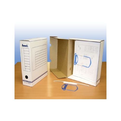Box File A4 85mm Arnos F505CB pack 5 - 335w x 245h x 85d mm