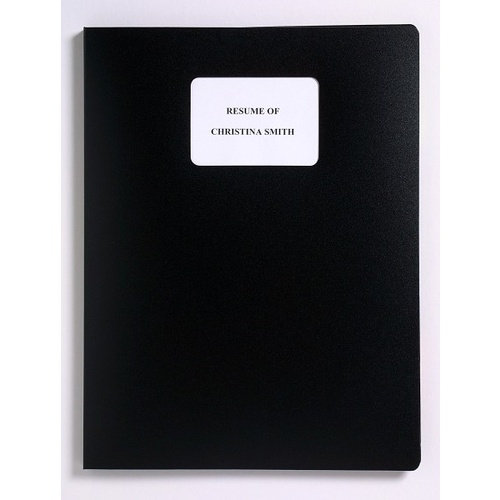 Resume file A4 Black 2007602 Marbig - each 