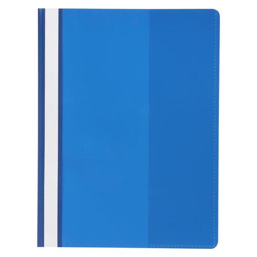 Flat File A4 Marbig Clear Front Deluxe Blue x10 2002001 