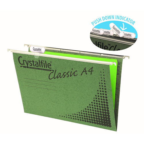 Suspension File Crystalfile A4 x50 Complete 111280CY Classic, includes tabs and inserts