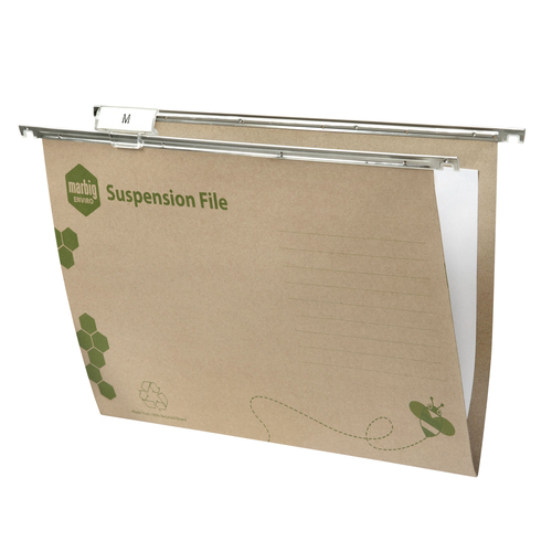 Suspension Files Marbig FC complete box 50 Nylon runners 81007C Enviro Box 50 with Tabs & Inserts