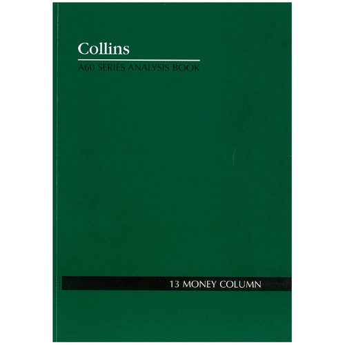 Account Book Collins A60 13 Money Column 10313