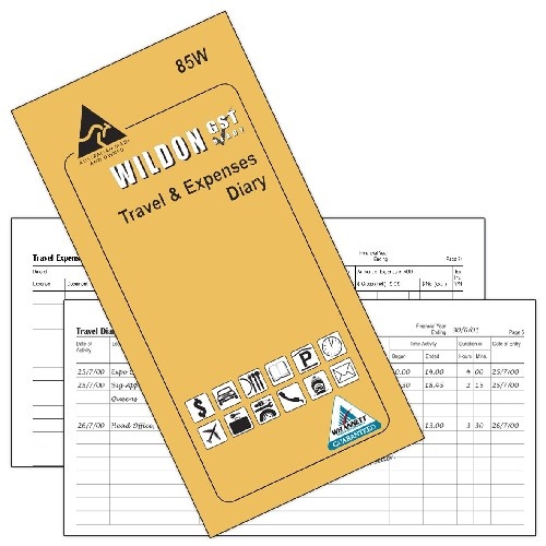 Log Book Travel and Expense Diary Wildon 85W - each 