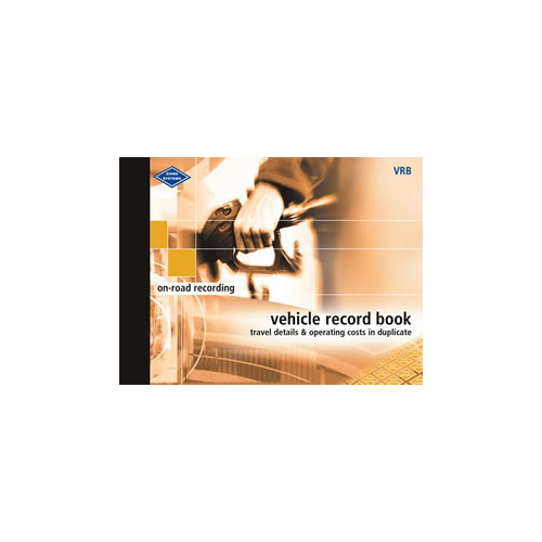 Vehicle Record Book Zions VRB - each 
