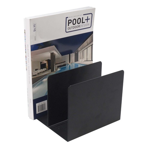 Book Rack Italplast Metal I401 Black - 184 (L) x 200 (W) x 156 (H)