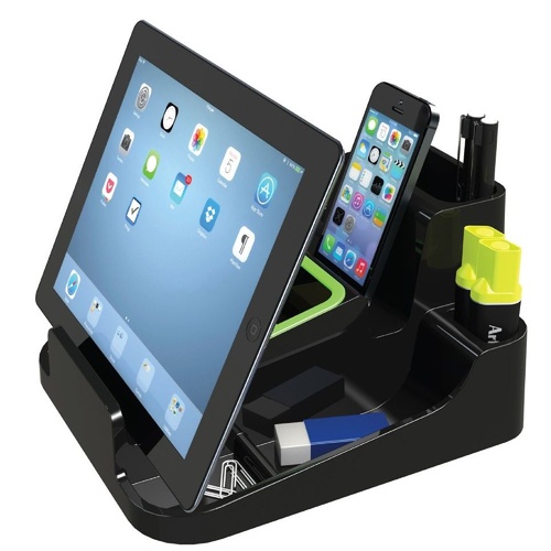 Smart Caddy Deluxe Black desktop organiser 40011 Esselte 
