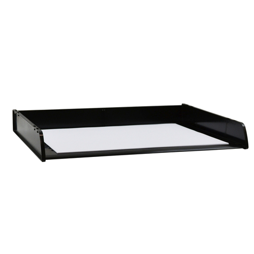 Desk Tray A3 Italplast I90 Black - Stackable trays in A3 size #24737