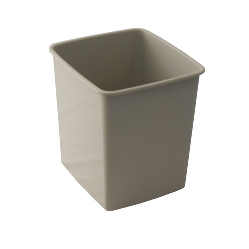 Rubbish Bin Plastic 15 Litre Italplast I80 Beige