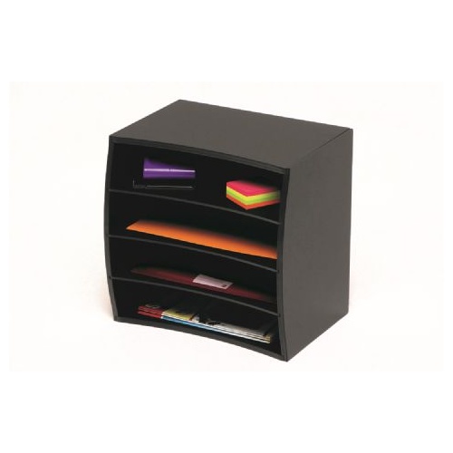 Stationery Stand Wooden 4 Slot Horizontal Marbig 86203