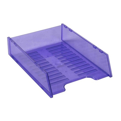 Desk Tray Italplast Multi Fit I60 Tinted Purple I60TPR