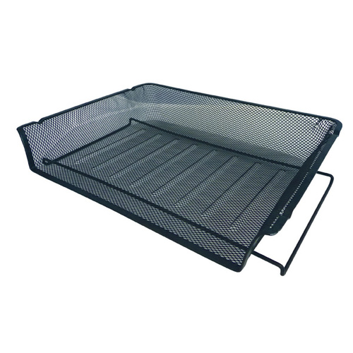 Desk Tray Mesh Side Load Stacking Letter Tray - each 