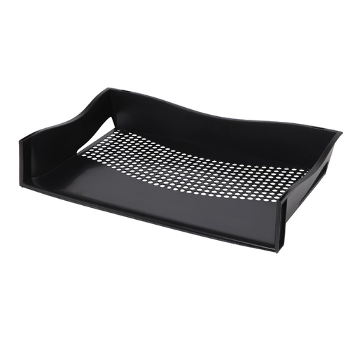 Desk Tray A4 ENVIRO Landscape Recycled ENVIRO Black Marbig 86360 - per tray 