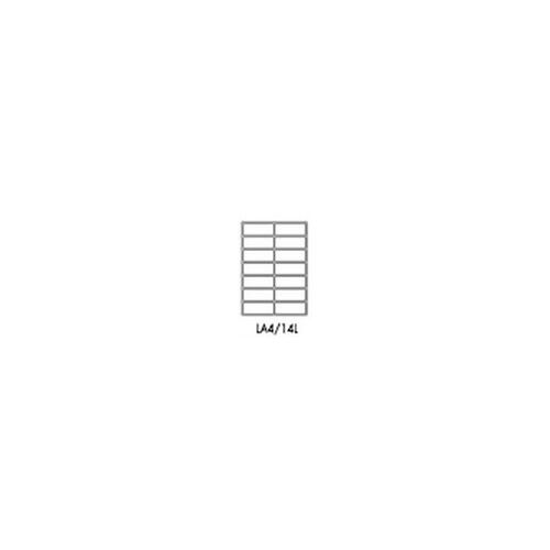 Labels 14up Copier Laser Inkjet box 100 Rediform LA414L A4 99x38.1mm Compatible L7163