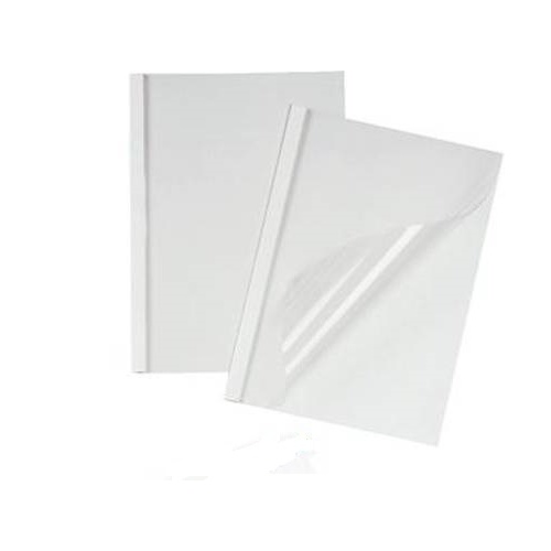 Thermal Binding Covers A4  6mm 100 White Pack 100 Ibico BCT60W100