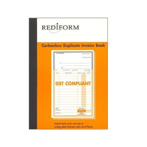 Rediform SRB207L 10x8 Duplicate invoice delivery books pack 5 275x200