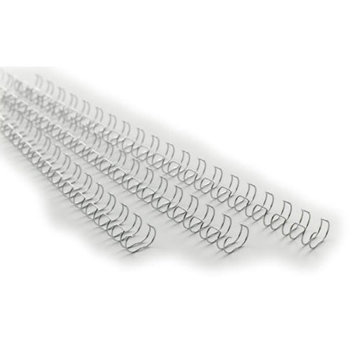 Binding Coil Wire 34 Loops  6mm Silver box 100 BE34W6S100 gbc
