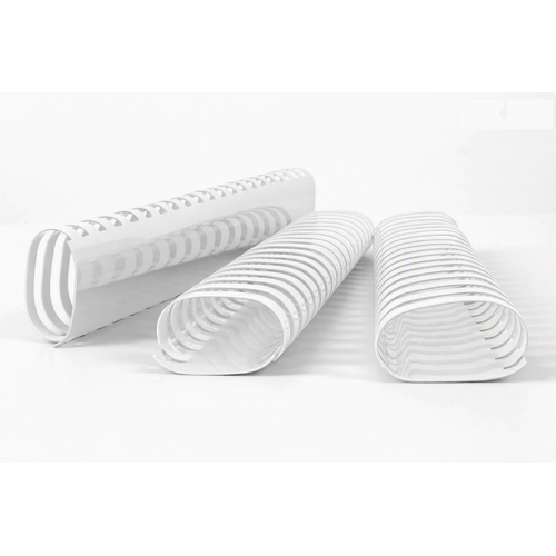 Binding Coil 21 loop Plastic 50mm box 50 White Rexel 45610 Bind Capacity 450 sheets