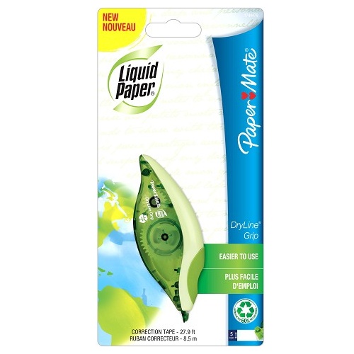 Correction  Tape 5mm x 8.5m x 1 Liquid Paper Dryline Grip Recycled 