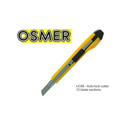 Knife Osmer  9mm Small snap blade Utility Clip Lock UC66 #I850