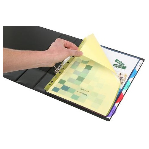 Dividers A4  5 Tab Pro Pocket Extra Wide  View 37865 Marbig 