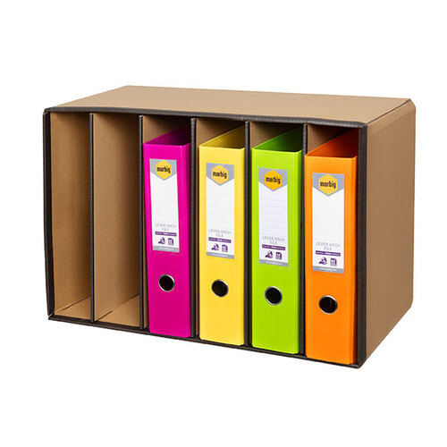 Stor a File Marbig 80085A 6 compartments Foolscap size Outside dimension 570W x 295D x 380Hmm