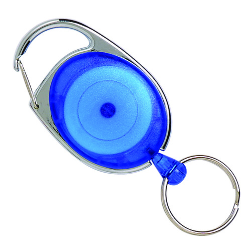 Snap Lock Retractable Key Holder Rexel Blue 9806001
