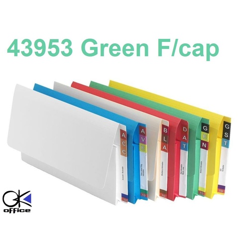 Lateral document wallet FC Avery 43953 Extra Heavy Weight green box 20 limited stock