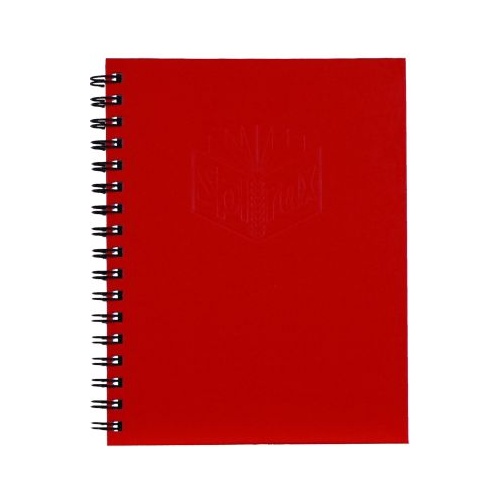 Notebook 225x175mm Hardcover 100 Leaf Red Pack 5 Spirax 511 56511R