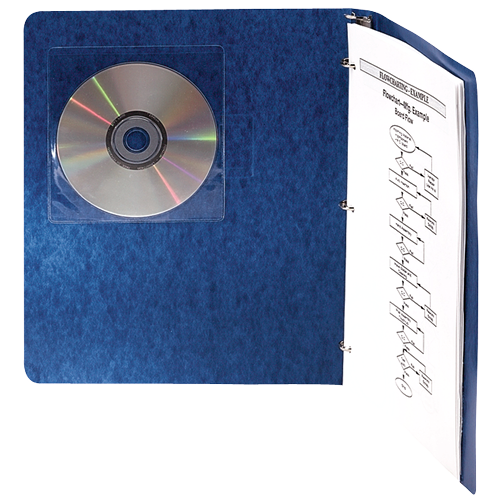 CD DVD Holder Self Adhesive Fellowes Pack 5 #98315